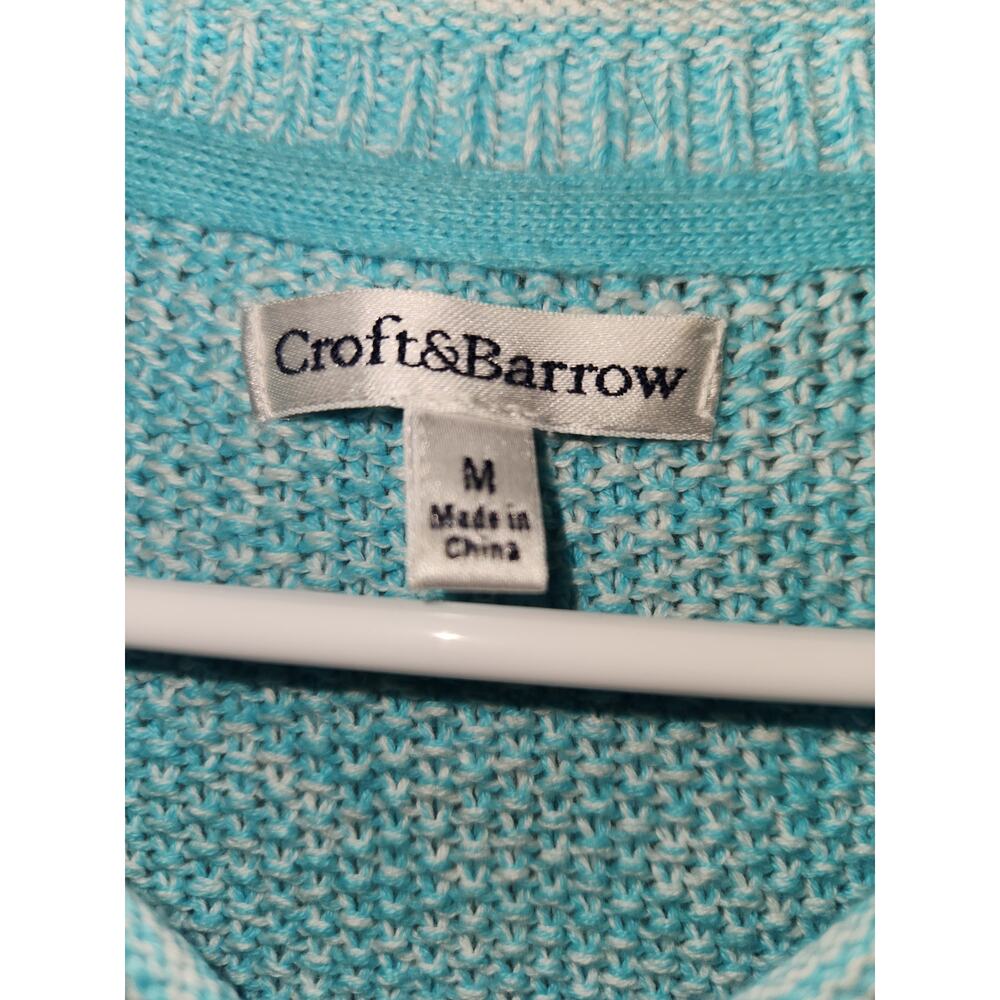 Croft & Barrow Turquoise Sweater - Picture 2 of 4